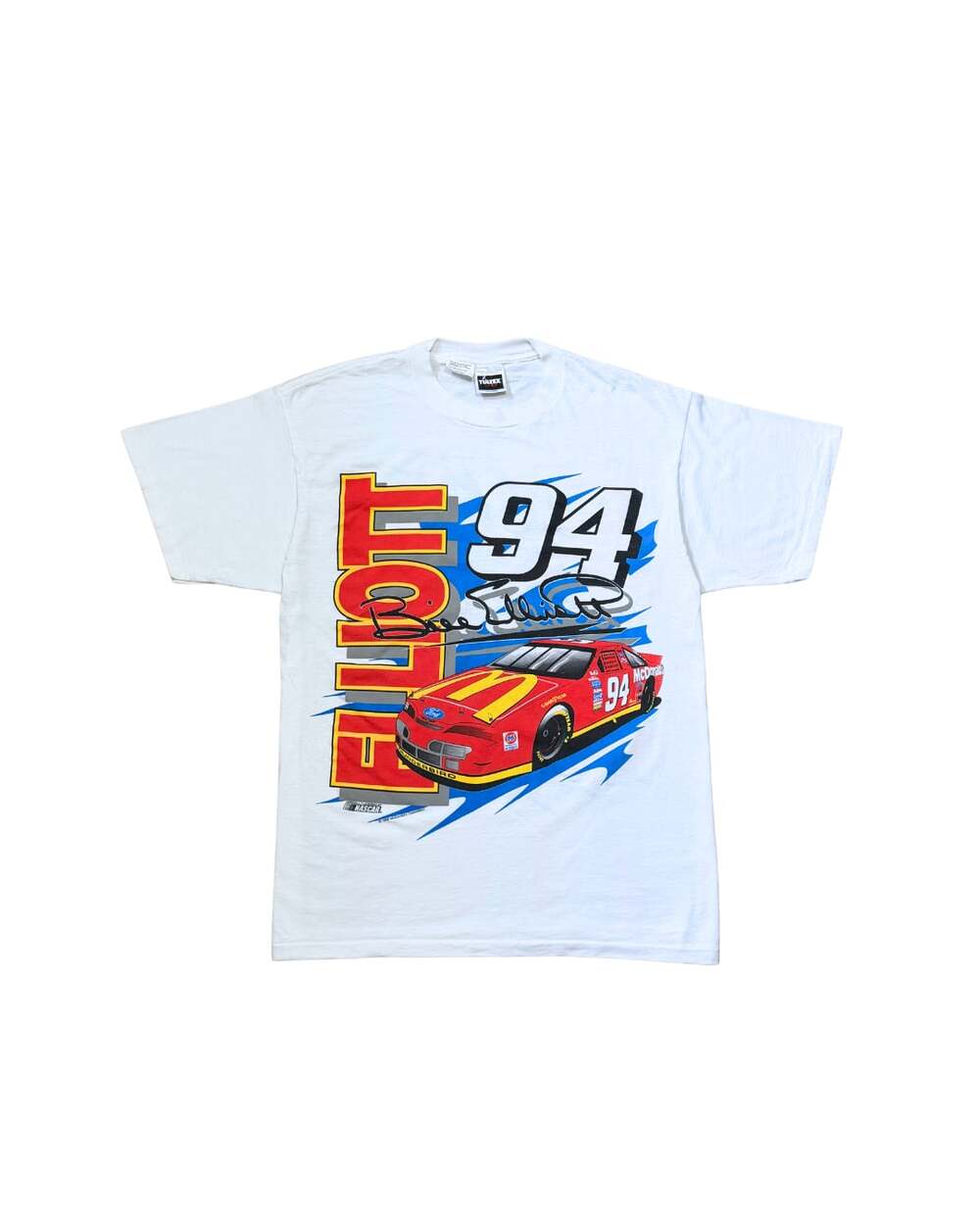 Vintage 1995 Bill Elliott NASCAR McDonald's Tee